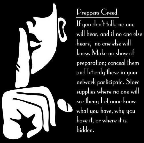 The Prepper's Creed